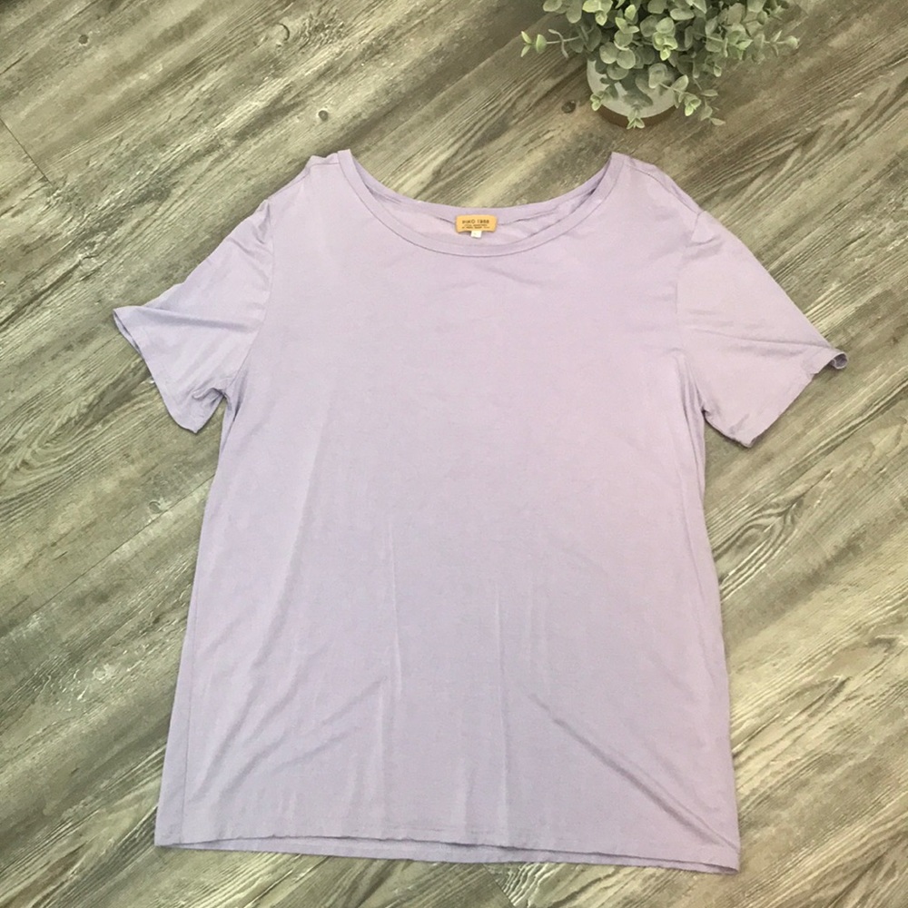 PIKO 1988 lilac short sleeve tunic tee